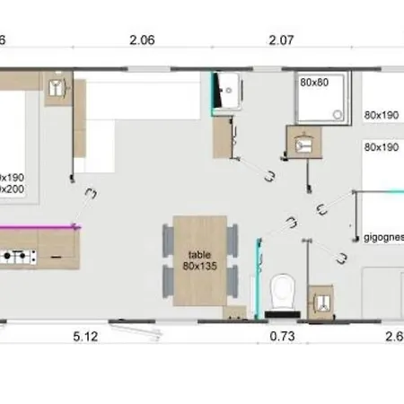 Thp - Camping Le Clos De Кемпинг 3*