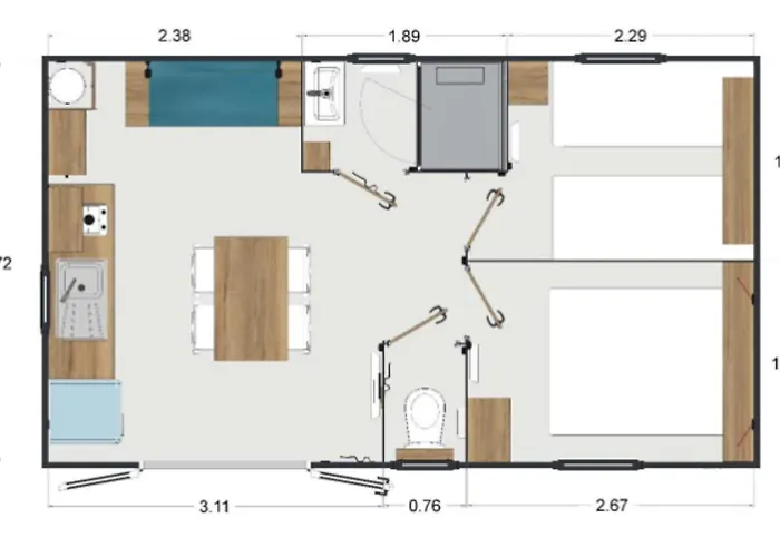 Κάμπινγκ Le Clos De 3*