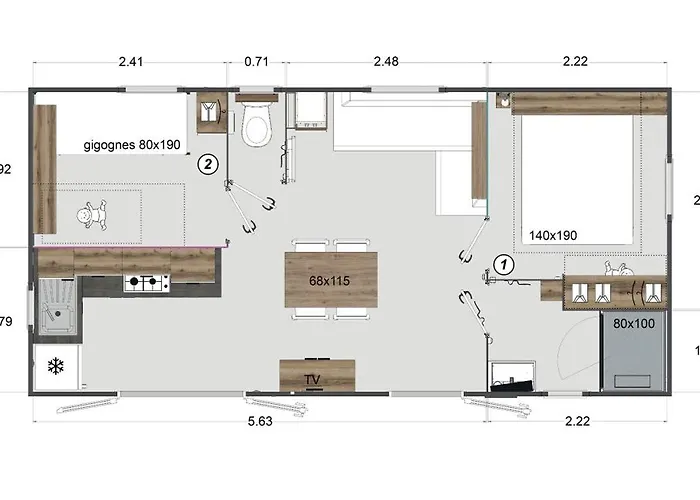 Κάμπινγκ Le Clos De 3*